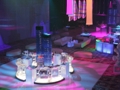 Lighting Effects on High Gloss White Dance Floor Rental